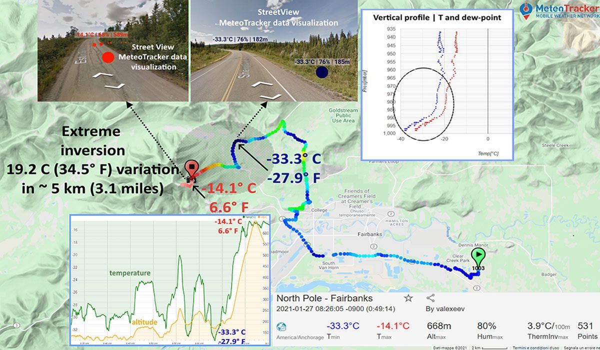 Meteotracker Inversione Termica